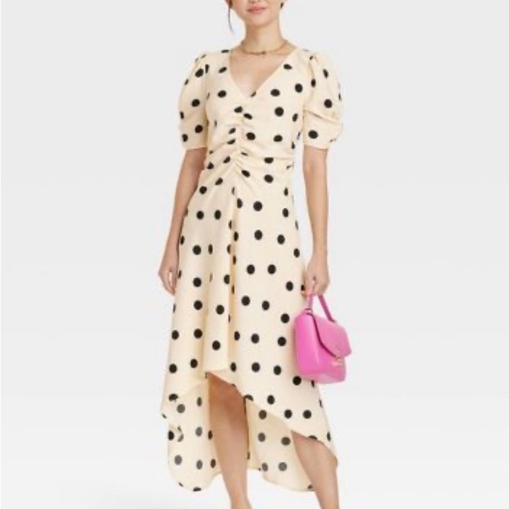 Women's Crepe Short Sleeve Midi
Dress - A New Day™ new